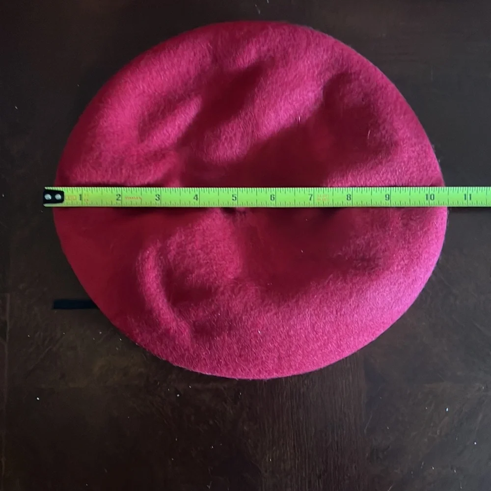 Winter Women red French‎ Beret Hat Adjustable Wool Casual Classic Hats